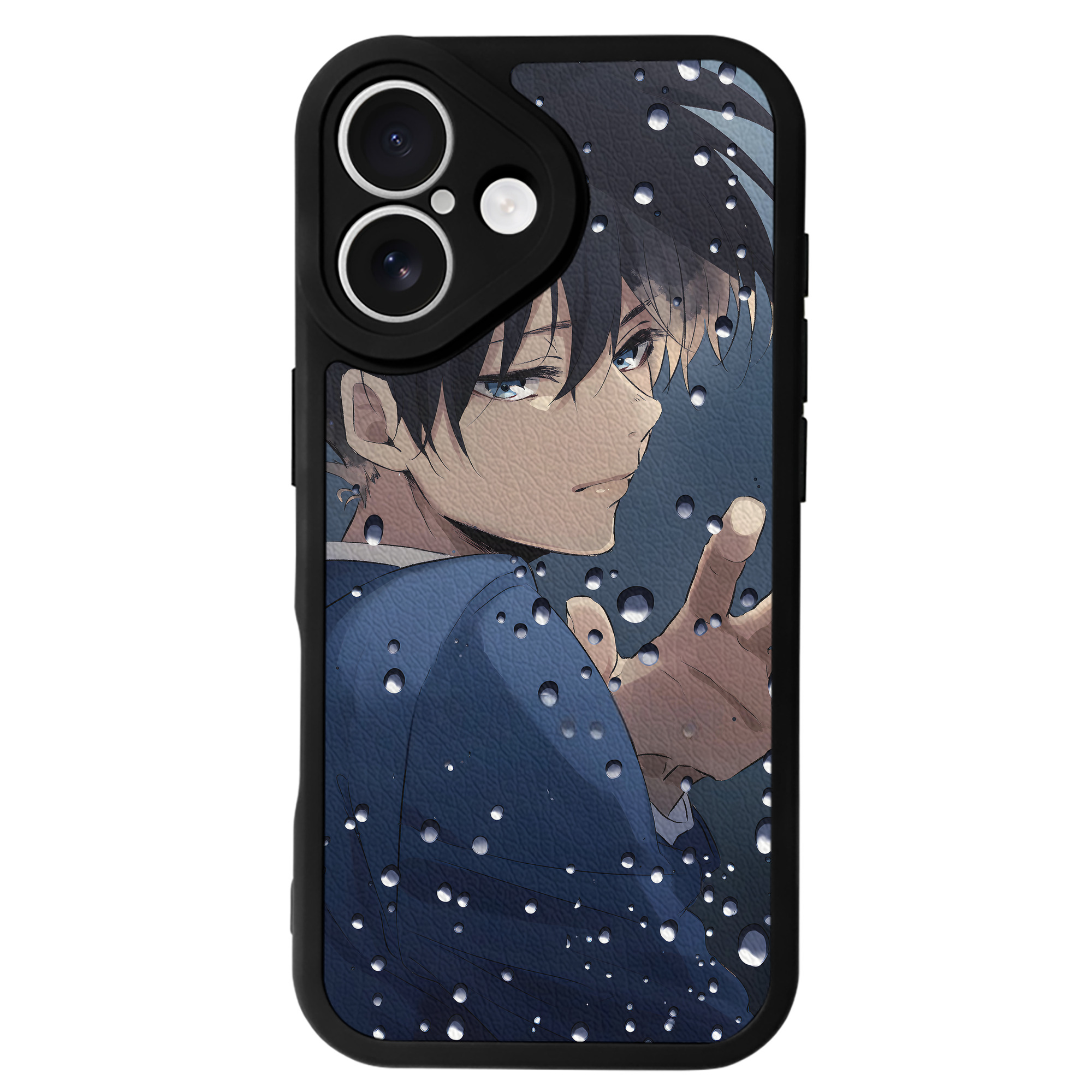 （画像用） 名探偵コナン Detective Conan 【iPhone 16シリーズ対応】シリコンスマホケース（レザー調） 材質：シリコン